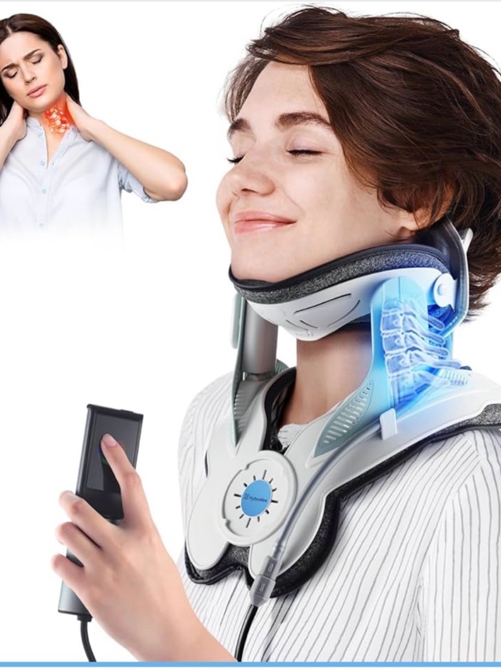 Hybodies Air Pressure Neck Brace-Neck Decompression-Cervical Pain Relief-Stretch